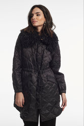 PADDED FABRIC COMOR COAT